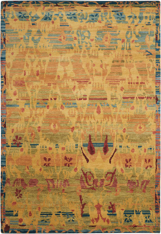 Nourison Home Dune DUN02 Gabbeh Transitional Knotted Rug