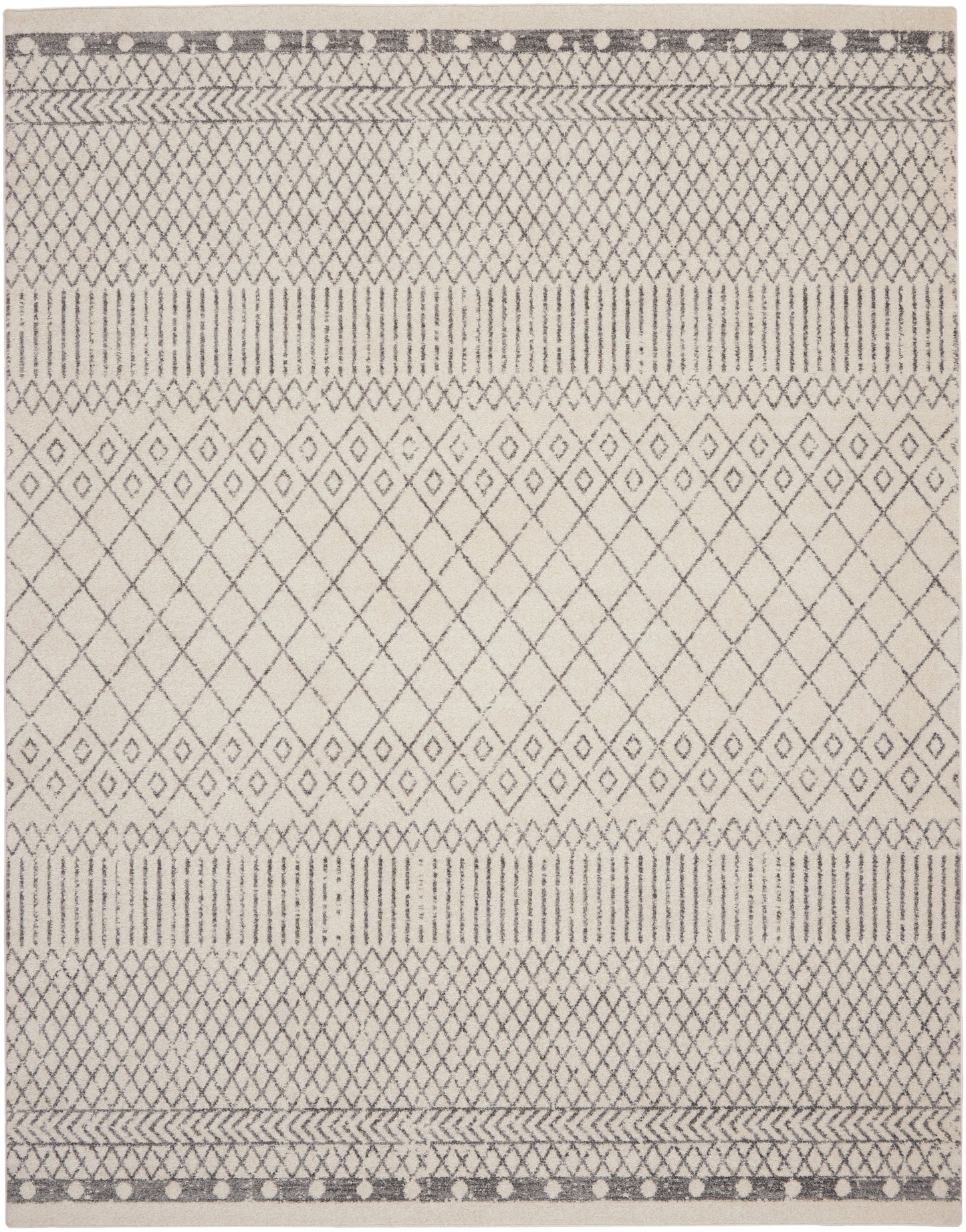 Nourison Home Passion PSN42 Ivory Grey  Transitional Machinemade Rug