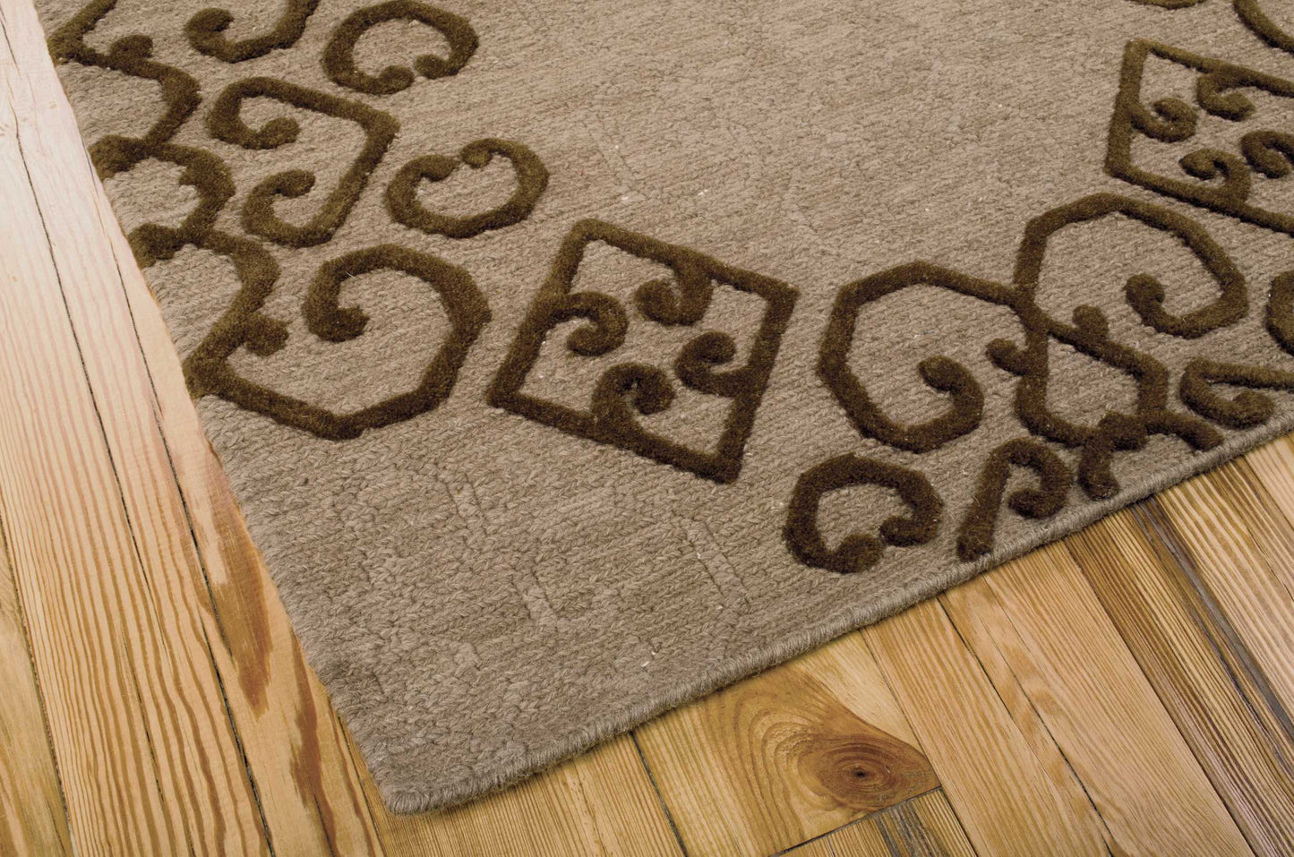 Nourison Home Ambrose AMB01 Almond  Transitional Woven Rug