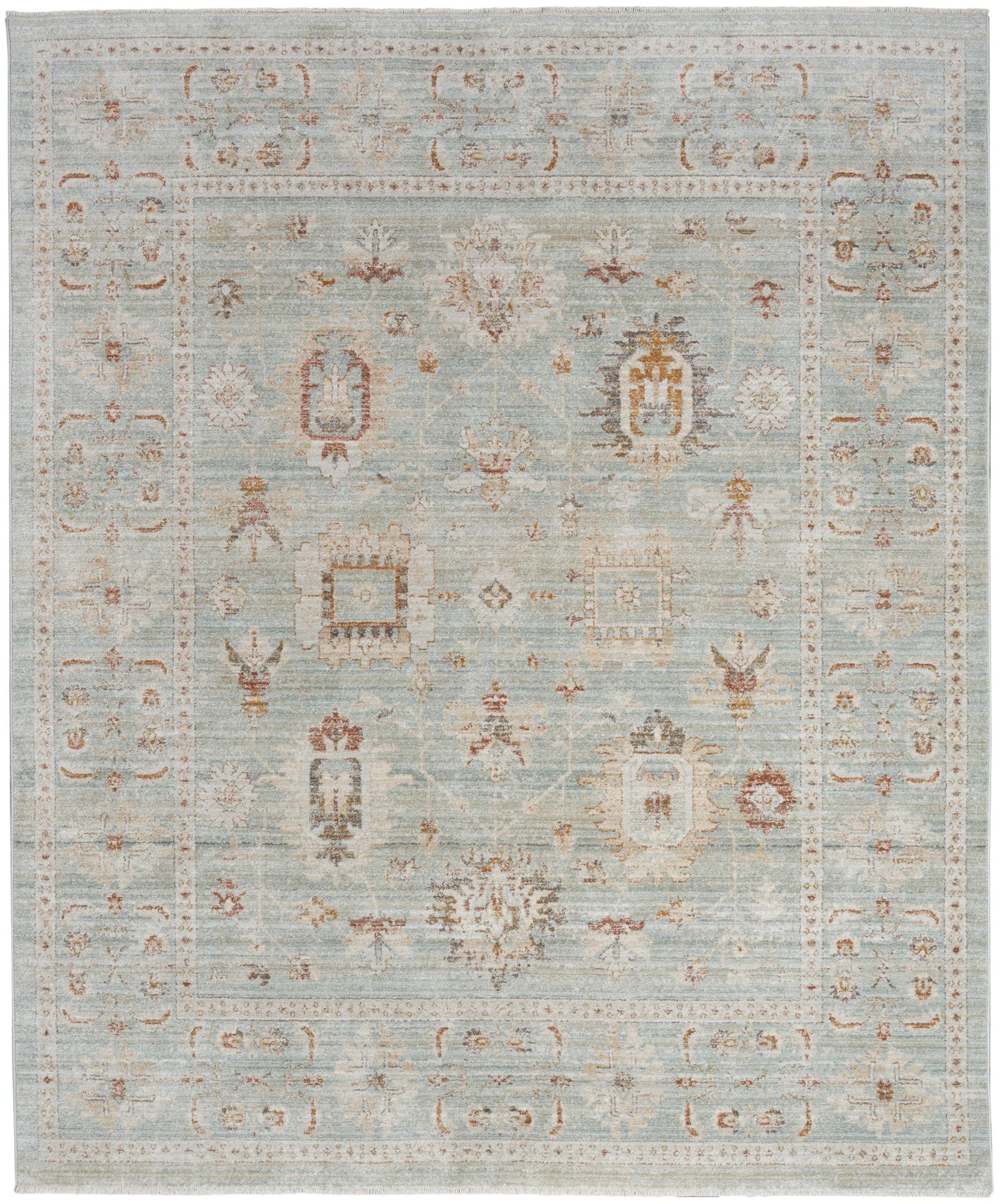 Nourison Home Oases OAE01 Mint  Traditional Machinemade Rug