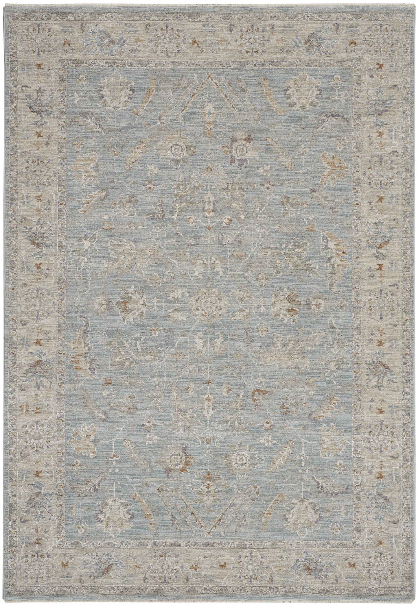 Nourison Home Infinite IFT05 Blue  Traditional Machinemade Rug