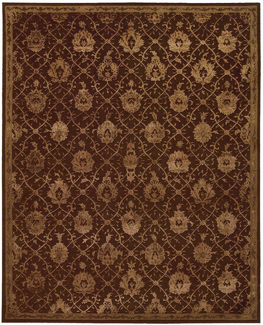 Nourison Home Regal REG05 Chocolate  Traditional Tufted Rug