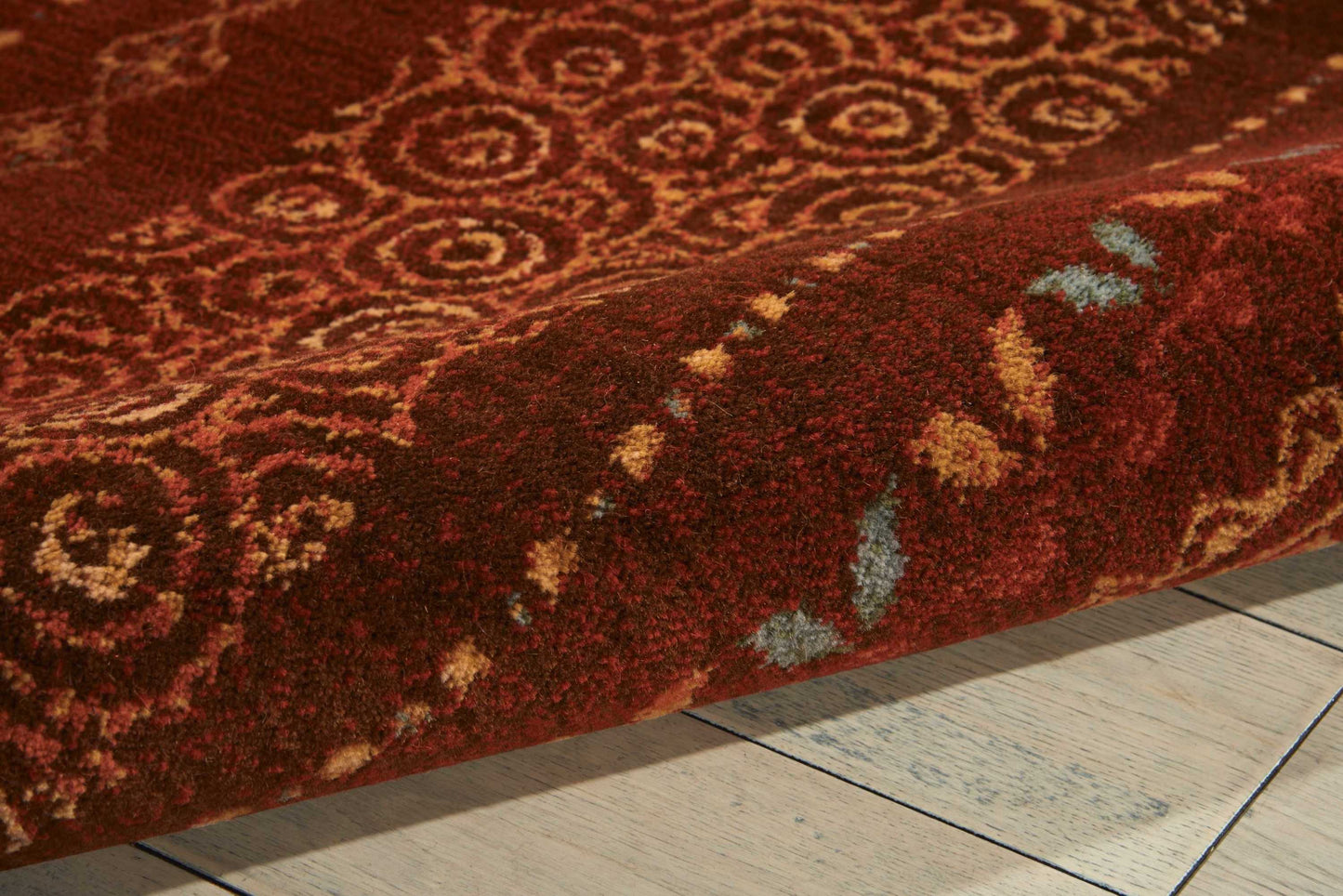 Nourison Home Radiant Impression LK02 Crimson  Traditional Loom Rug