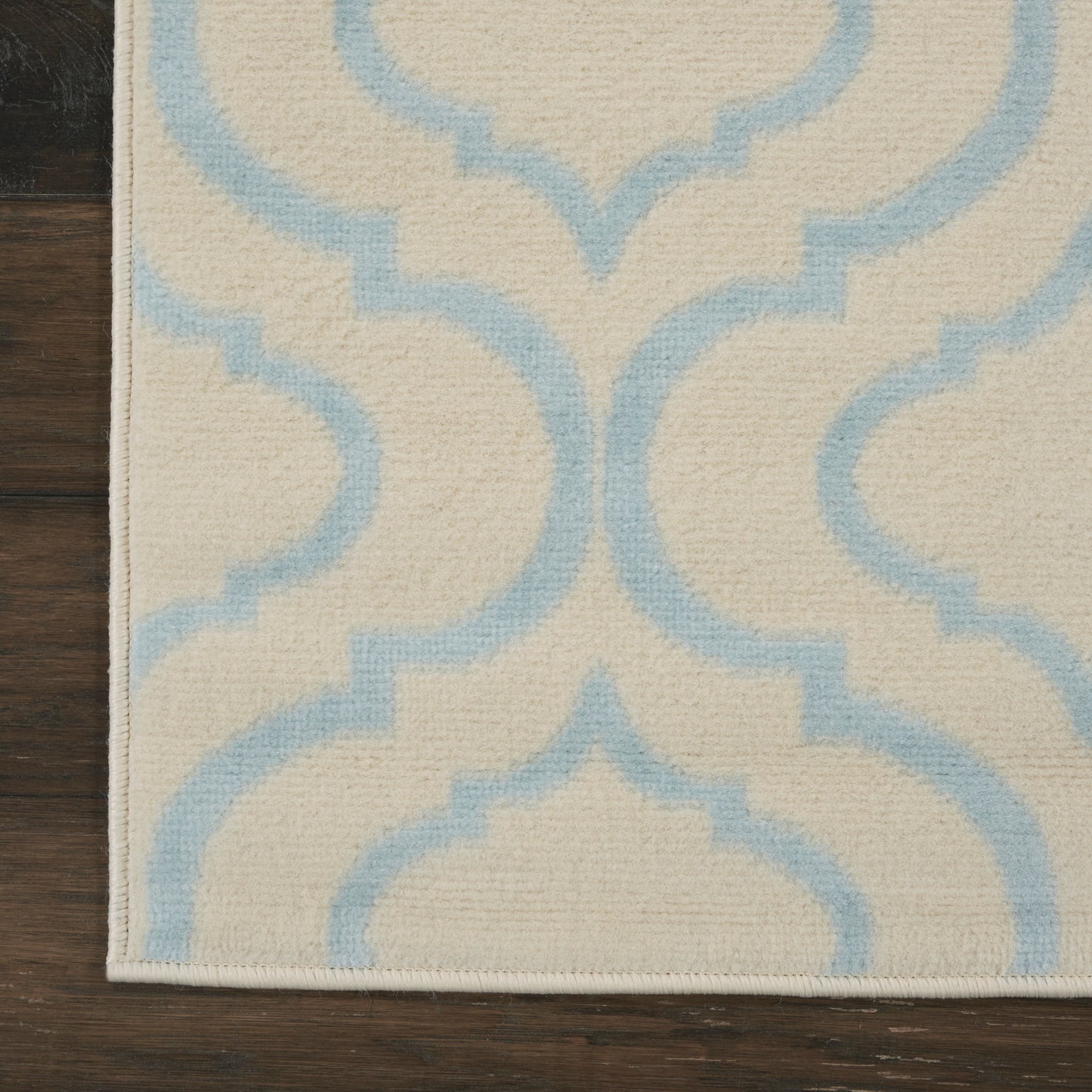 Nourison Home Jubilant JUB19 Ivory Blue  Transitional Machinemade Rug