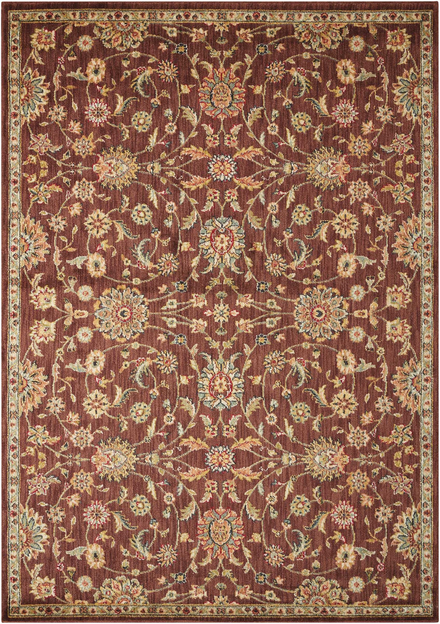 Nourison Home Ancient Times BAB05 Brown Traditional Machinemade Rug