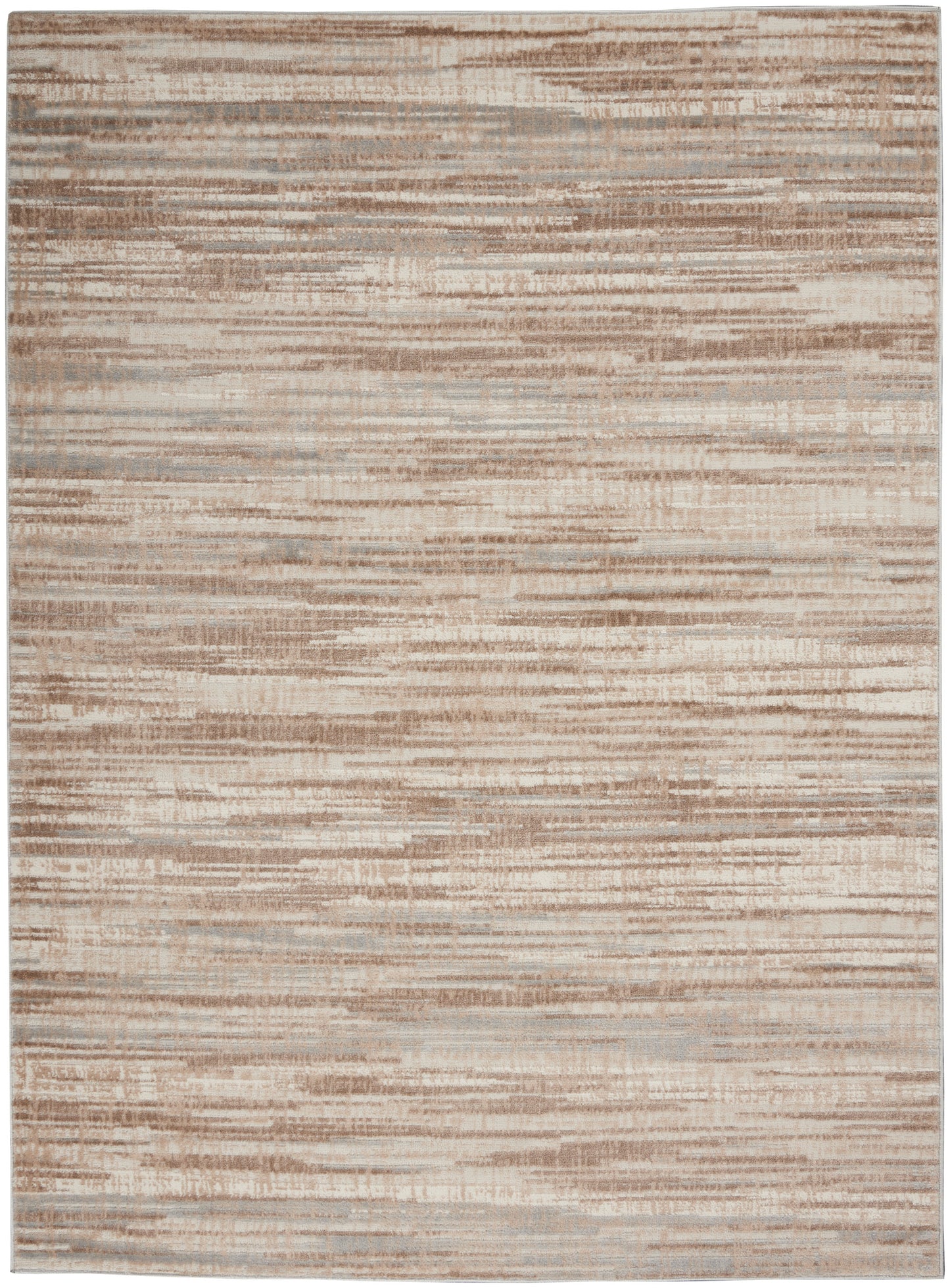 Nourison Home Elation ETN01 Ivory Grey  Contemporary Machinemade Rug