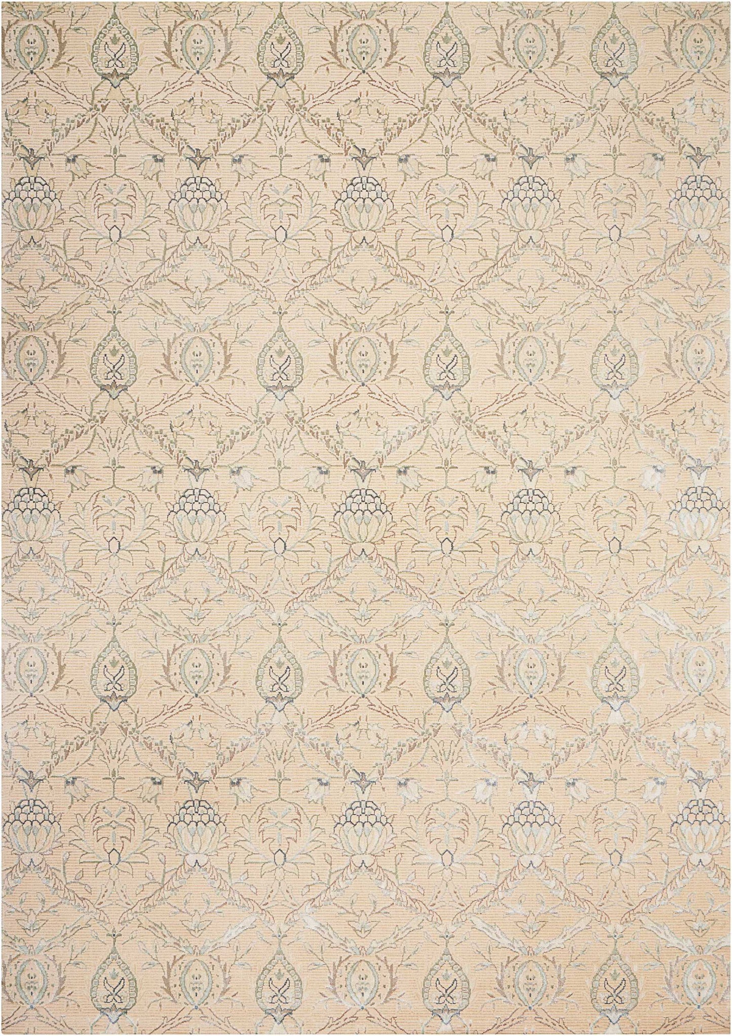 Nourison Home Luminance LUM07 Cream  Transitional Loom Rug