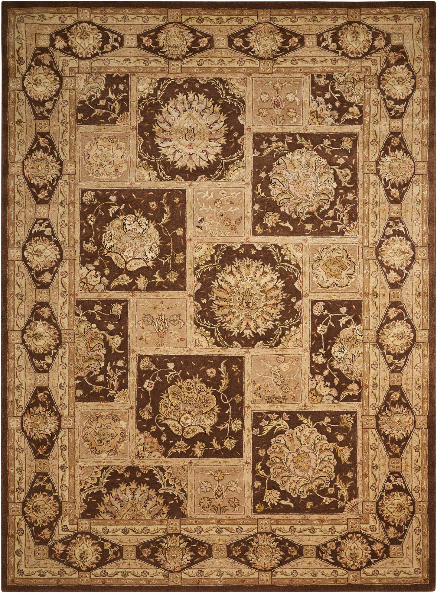 Nourison Home Nourison 3000 3107 Brown  Traditional Tufted Rug