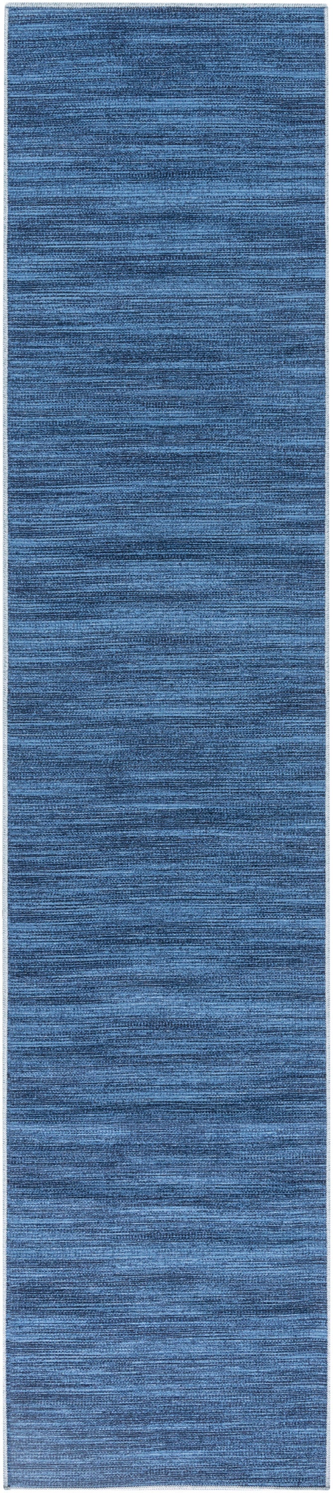 Nourison Home Nourison Washables NWB03 Blue  Contemporary Machinemade Rug