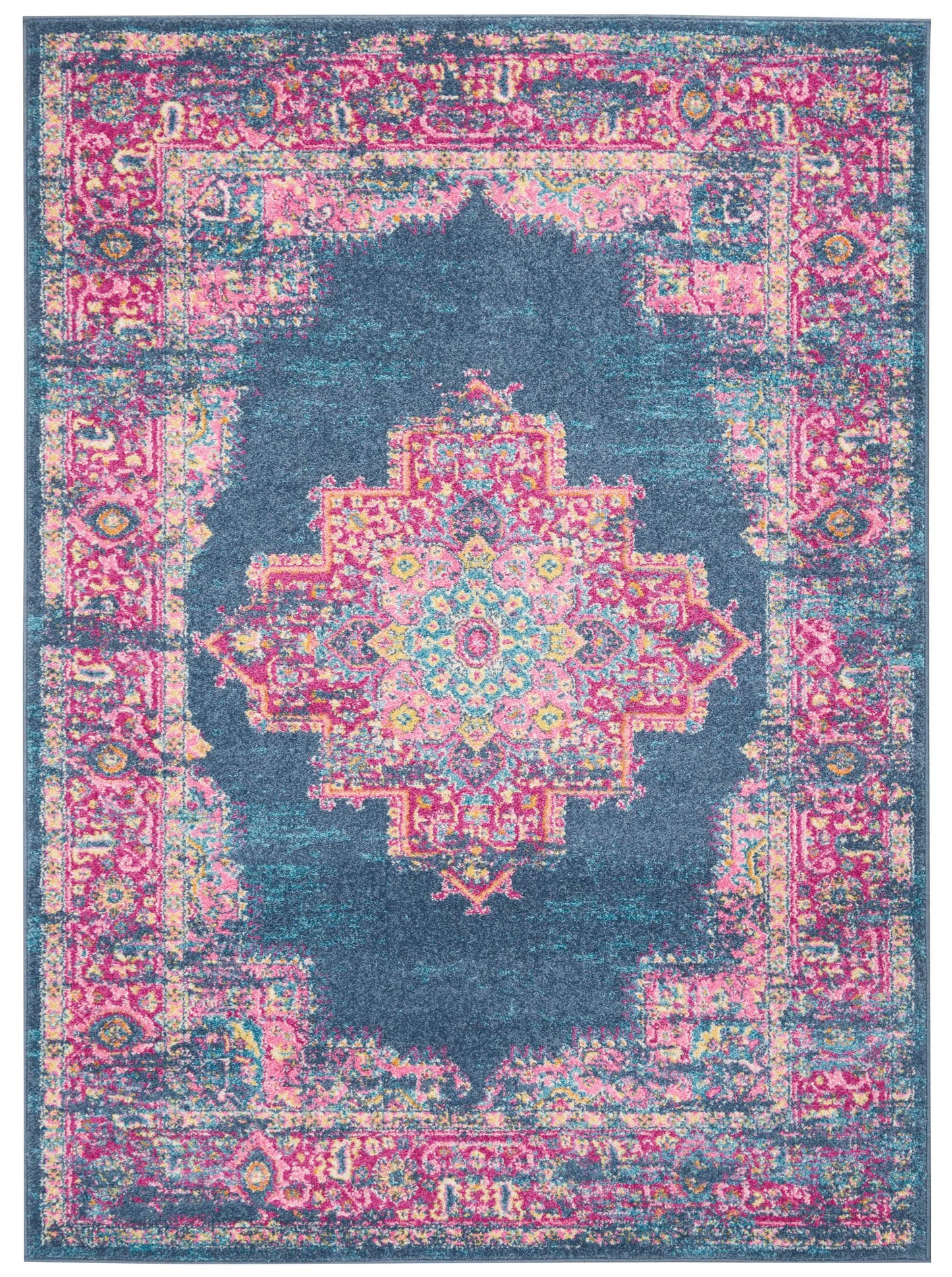 Nourison Home Passion PSN03 Blue  Transitional Machinemade Rug