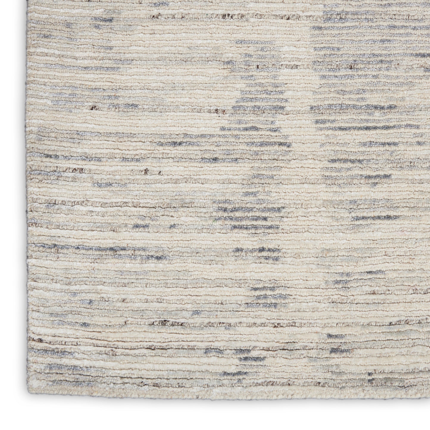 Nourison Home OCEAN OCP03 Ivory Slate  Contemporary Knotted Rug