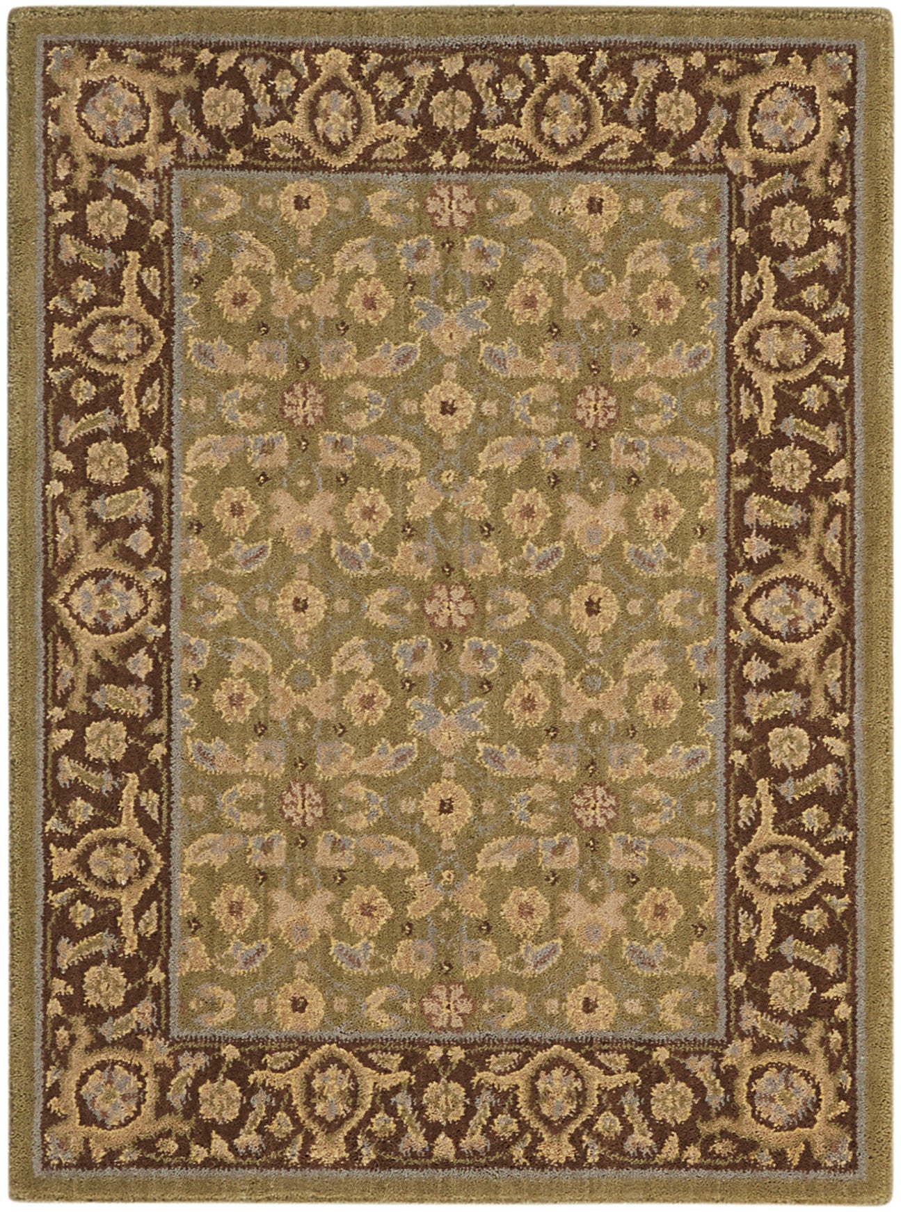 Nourison Home Persian Empire PE26 Green Traditional Loom Rug