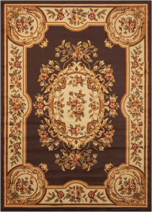 Nourison Home Paramount PAR37 Chocolate Traditional Power-Loomed Rug