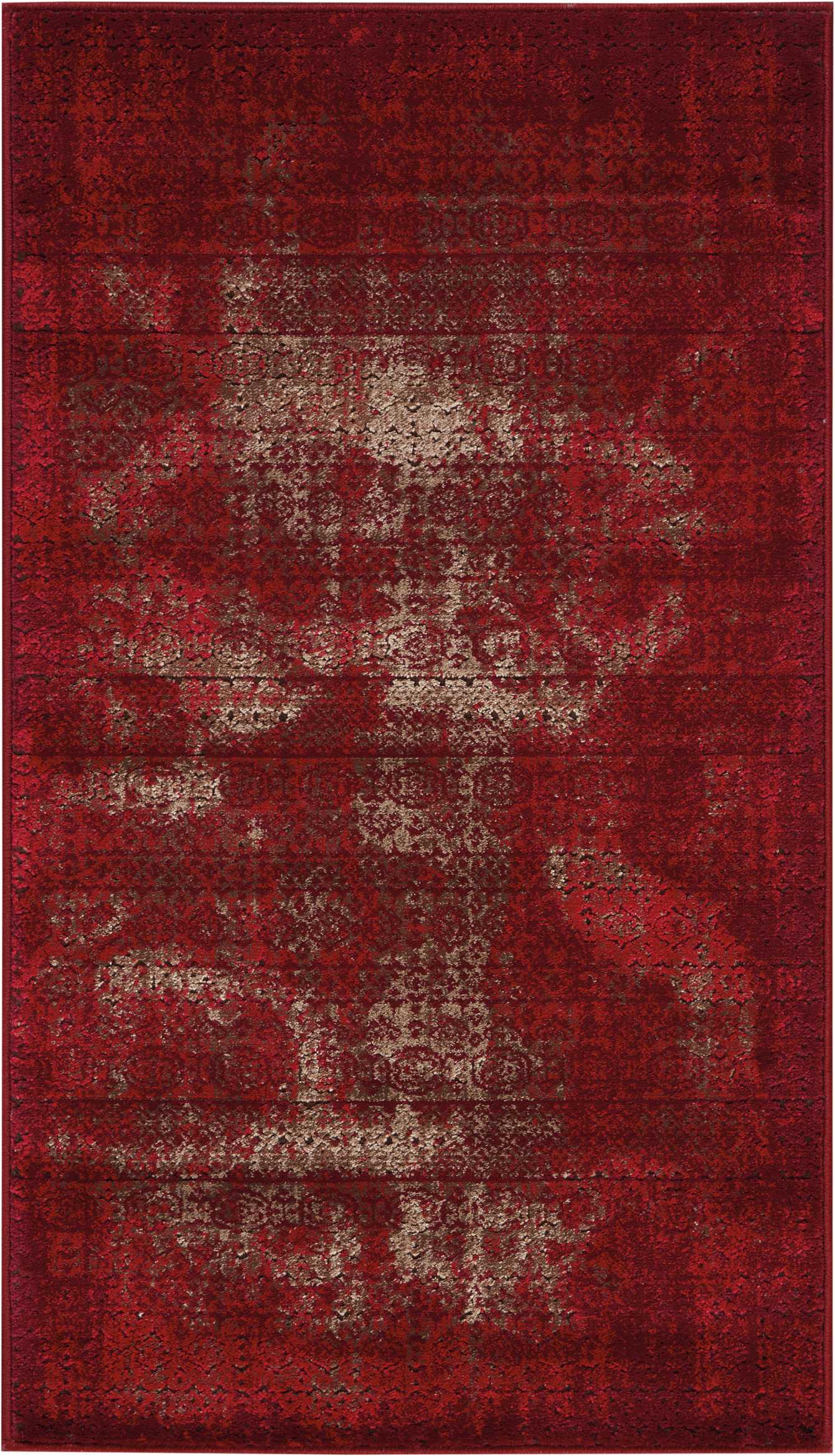 Nourison Home Karma KRM01 Red Traditional Machinemade Rug