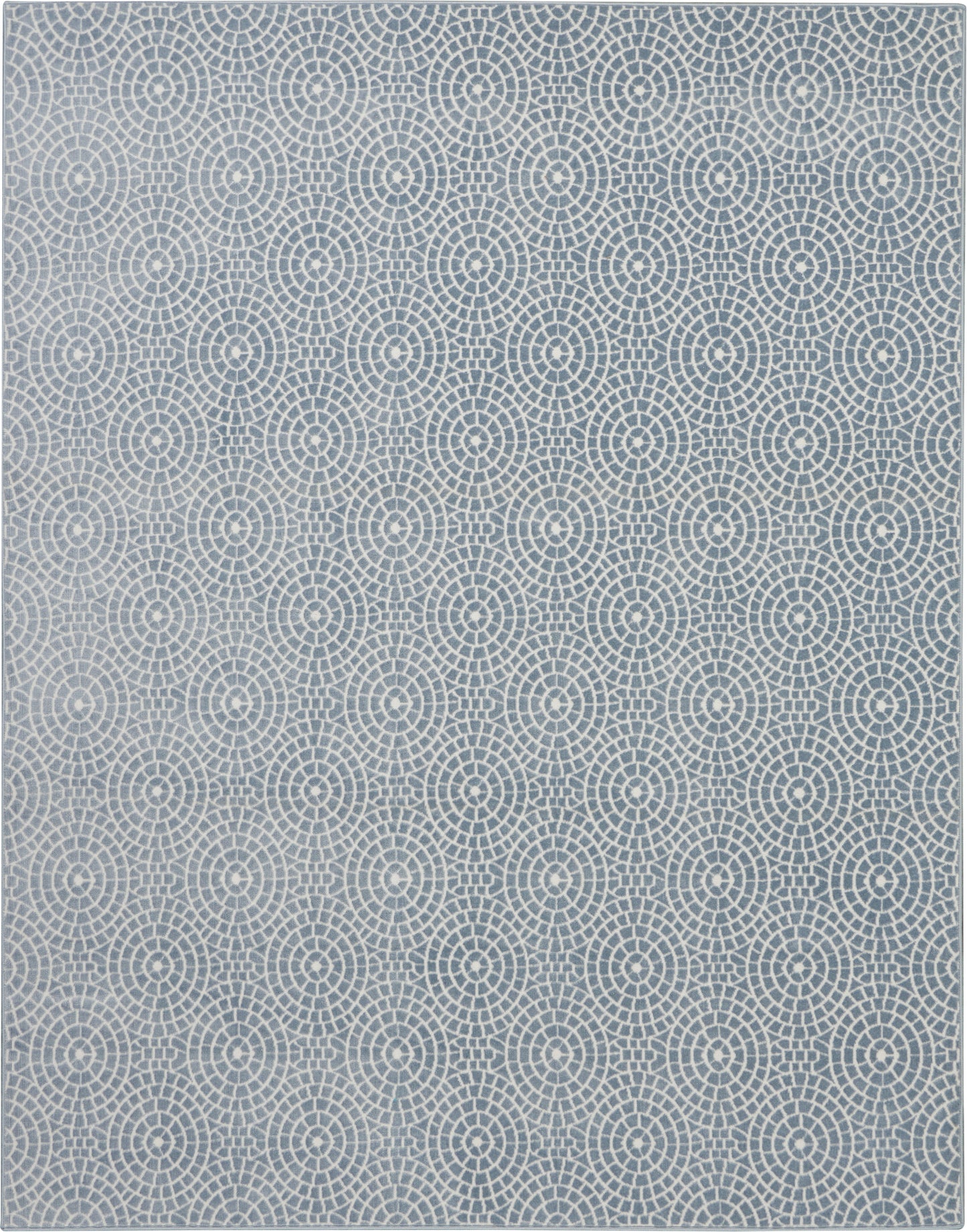 Nourison Home Urban Chic URC04 Light Blue  Contemporary Machinemade Rug