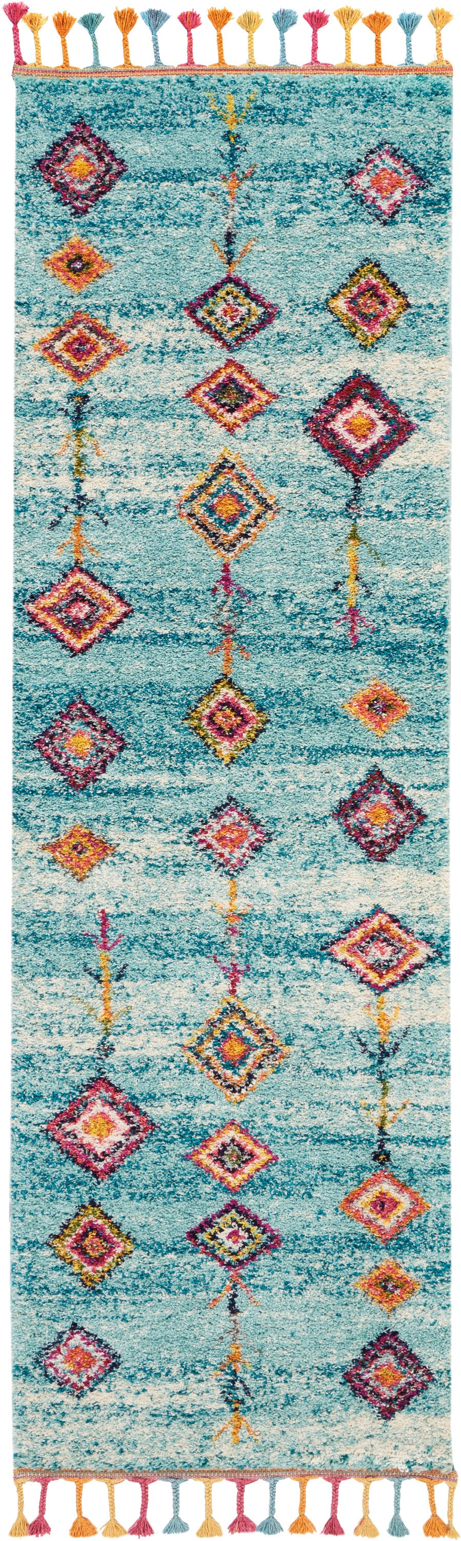 Nourison Home Nomad NMD04 Aqua  Transitional Machinemade Rug