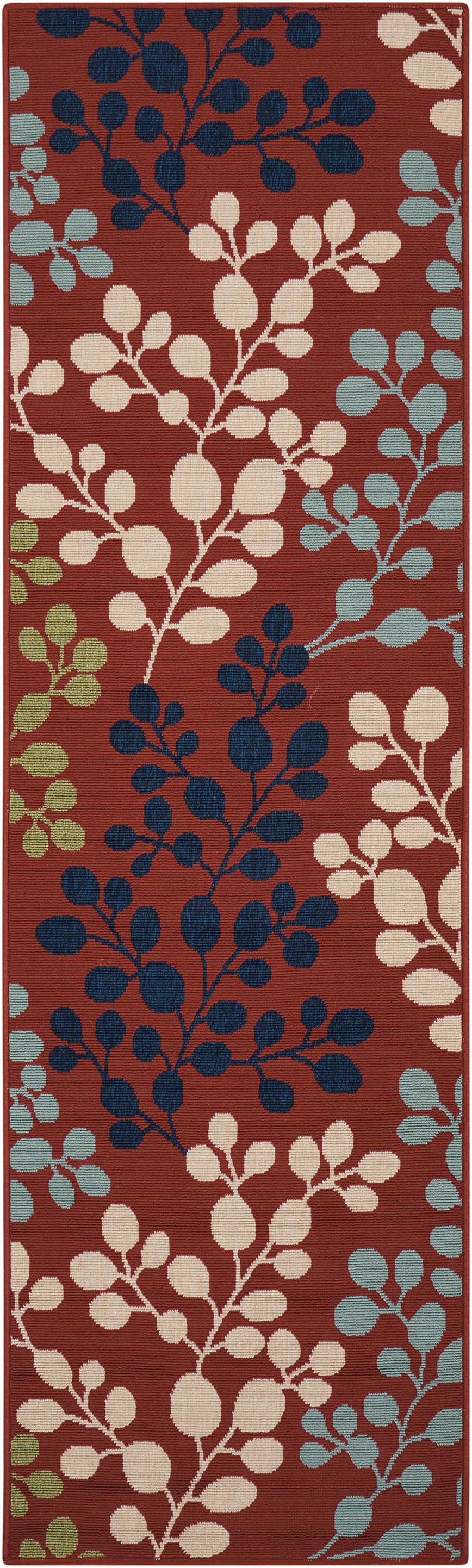 Nourison Home Caribbean CRB01 Rust  Contemporary Machinemade Rug