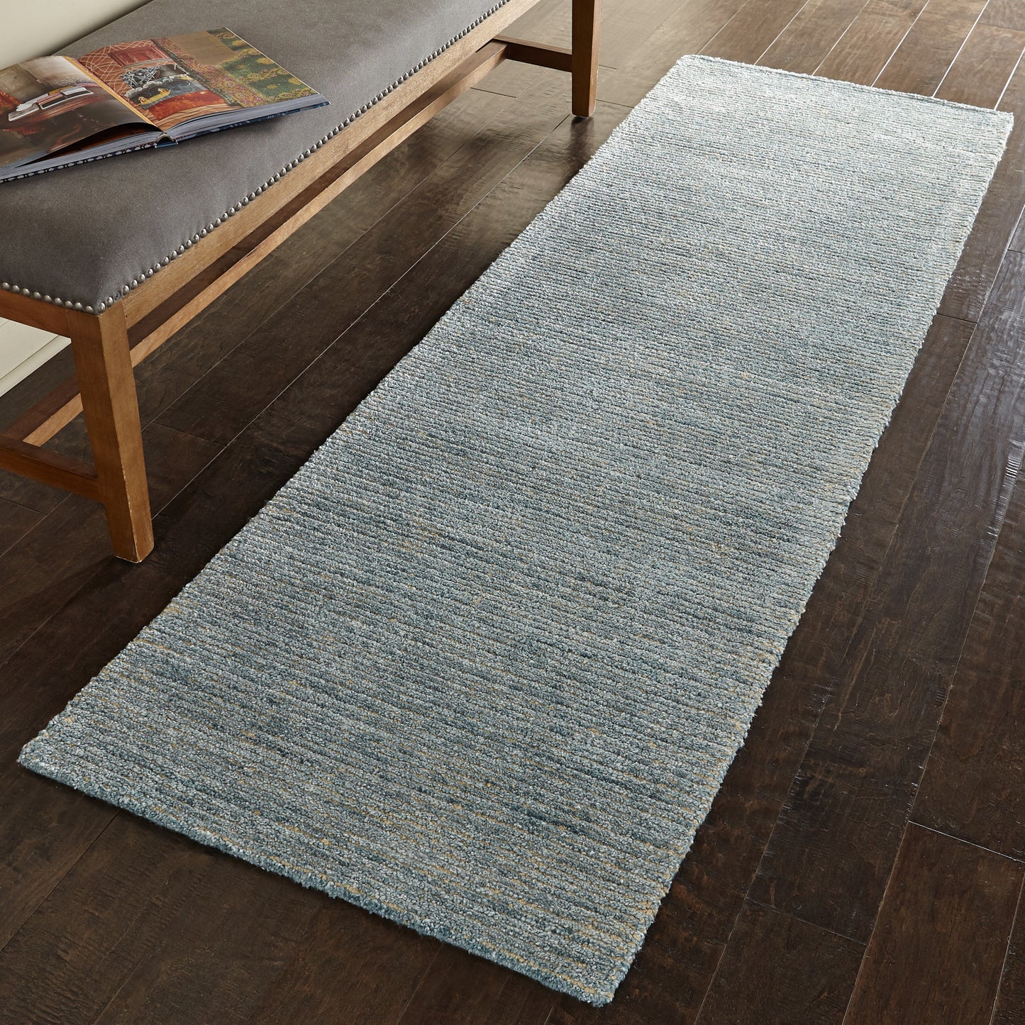 Nourison Home Weston WES01 Seafoam  Contemporary Tufted Rug