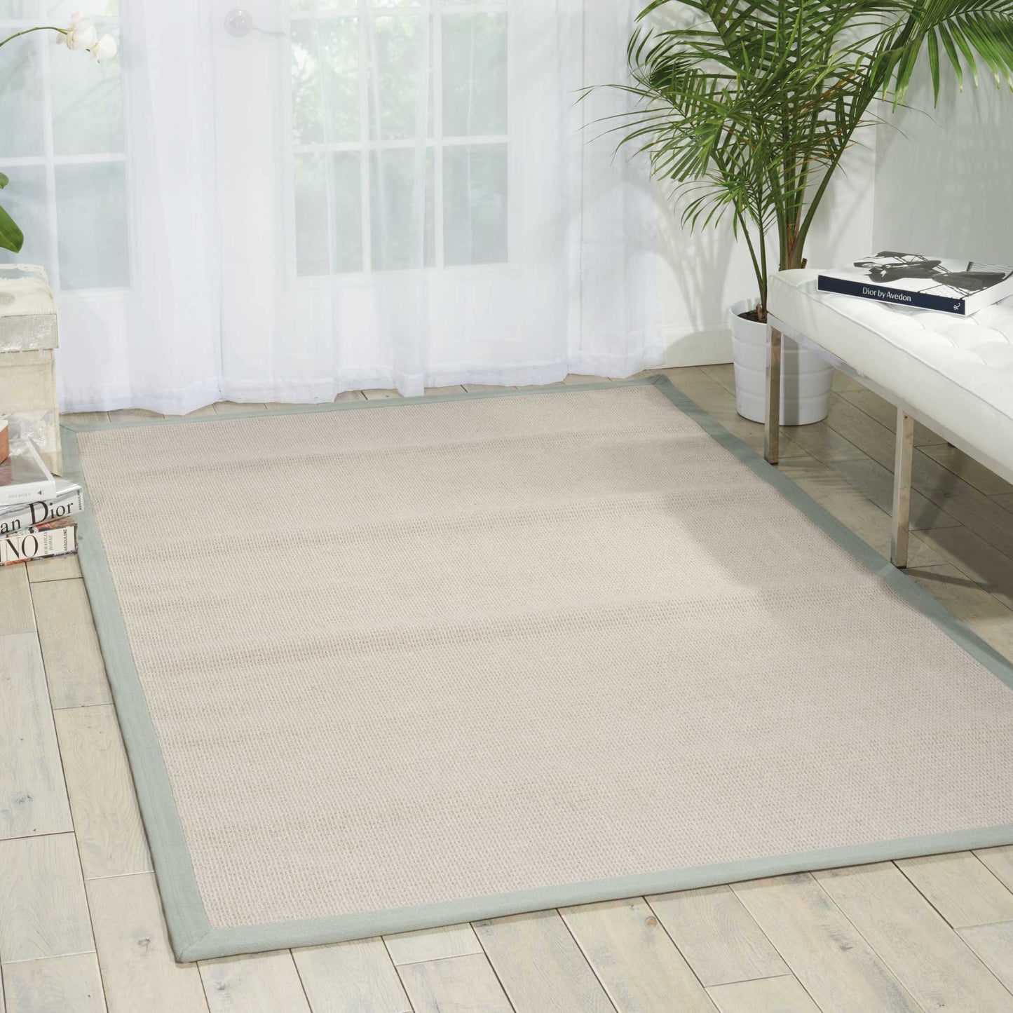 Nourison Home Sisal Soft SSF40 Stone  Contemporary Tufted Rug