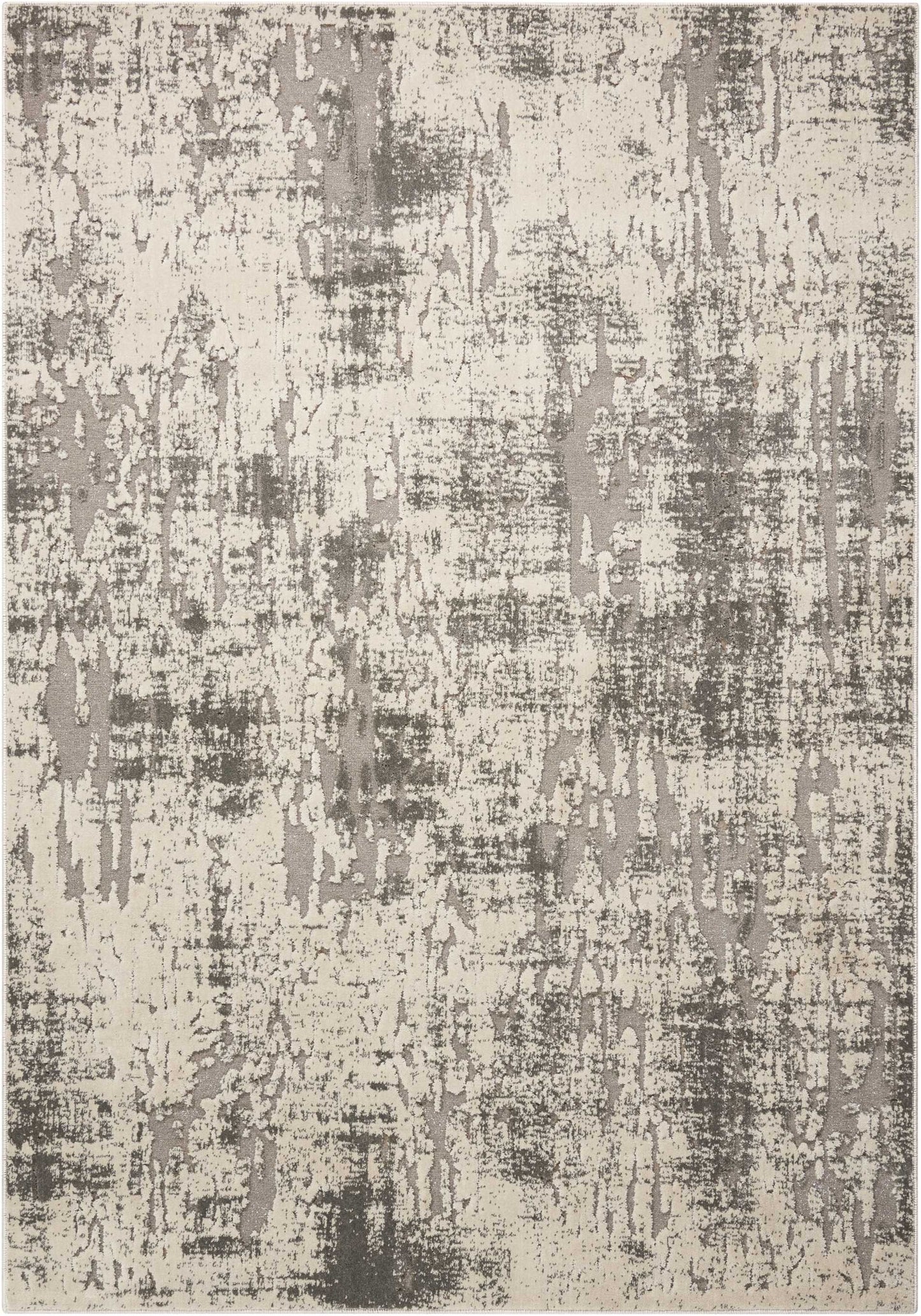 Michael Amini Gleam MA602 Ivory Grey  Contemporary Machinemade Rug