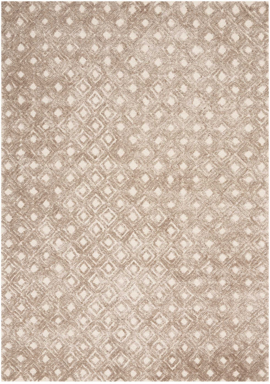 Nourison Home Deco Mod DEC02 Taupe  Transitional Tufted Rug