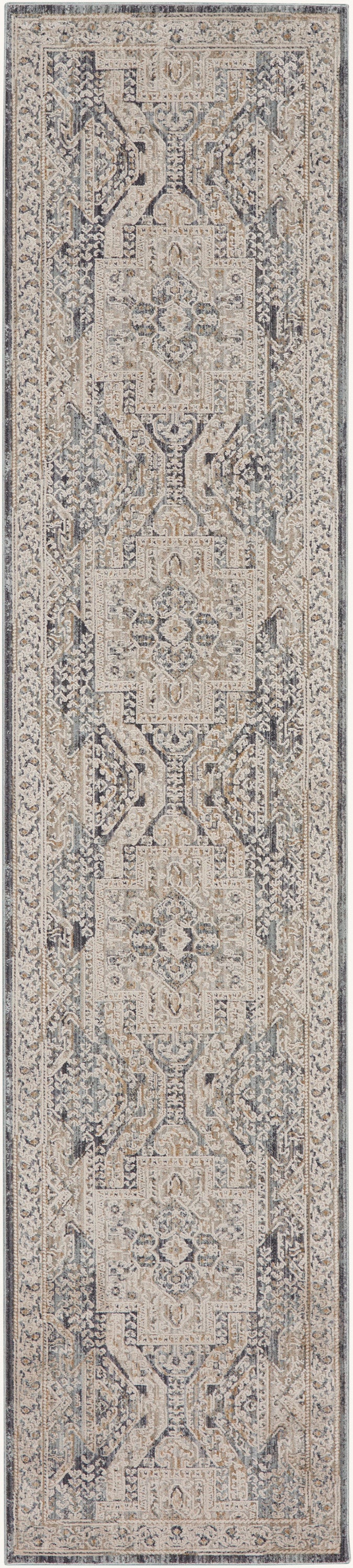 Nourison Home Lynx LNX01 Ivory Charcoal Transitional Machinemade Rug