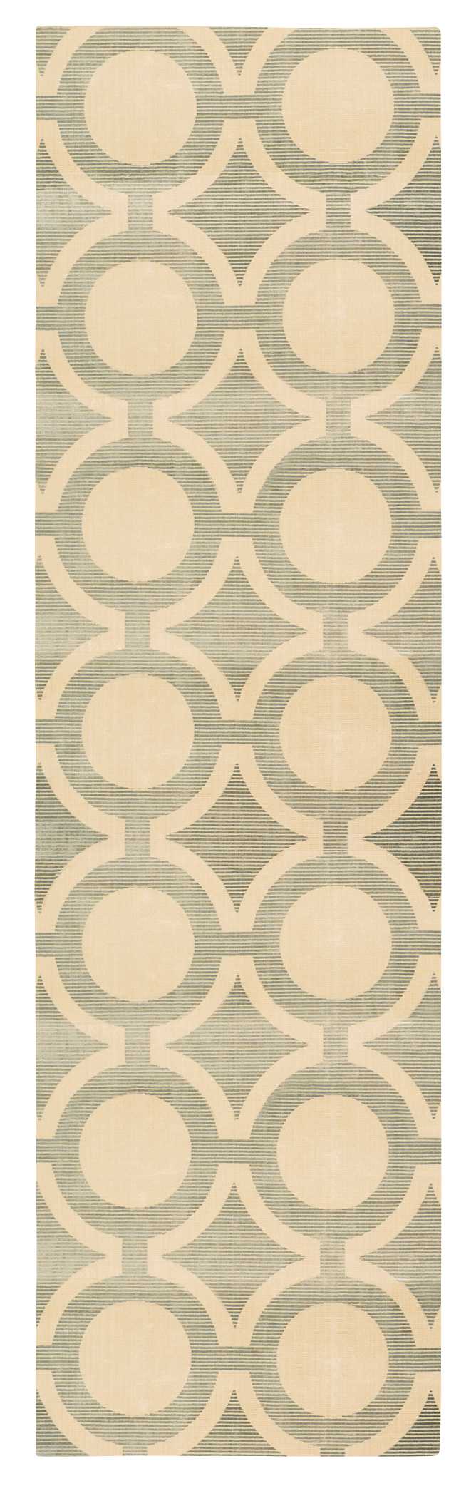 Nourison Home Luminance LUM01 Cream Grey Transitional Loom Rug