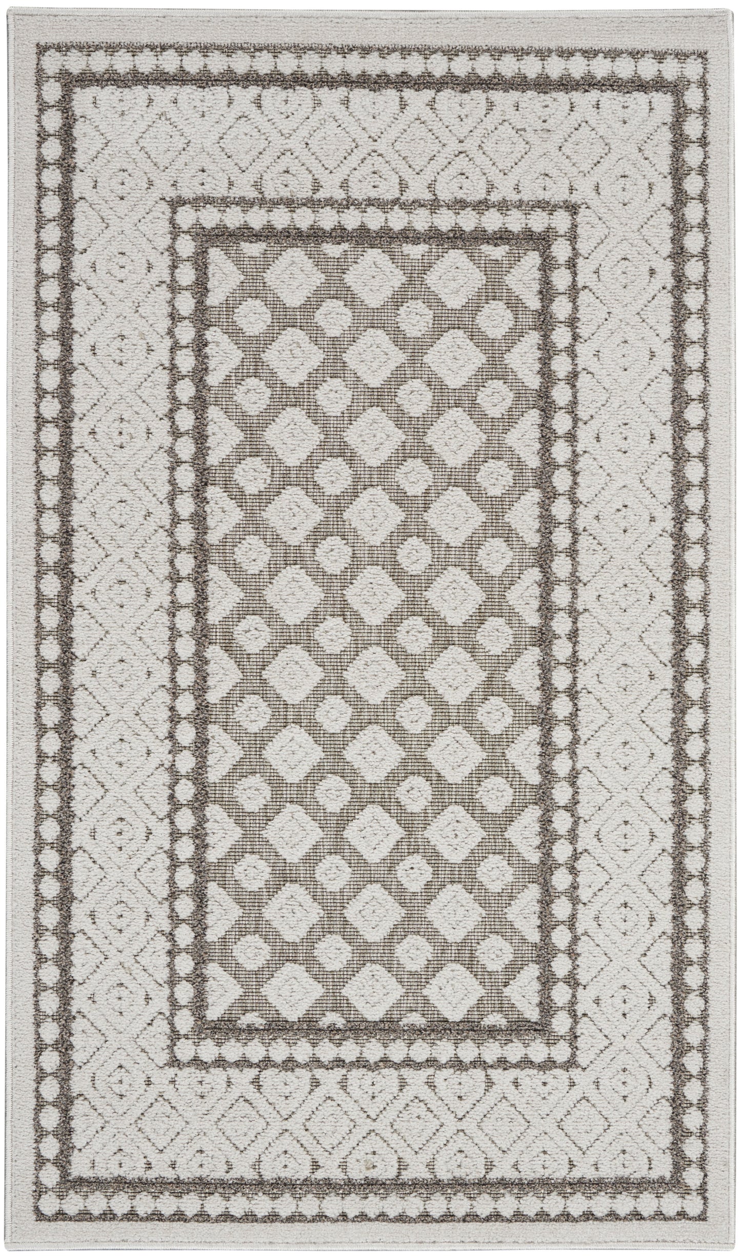 Nourison Home Key Largo KLG02 Lt Grey Transitional Machinemade Rug