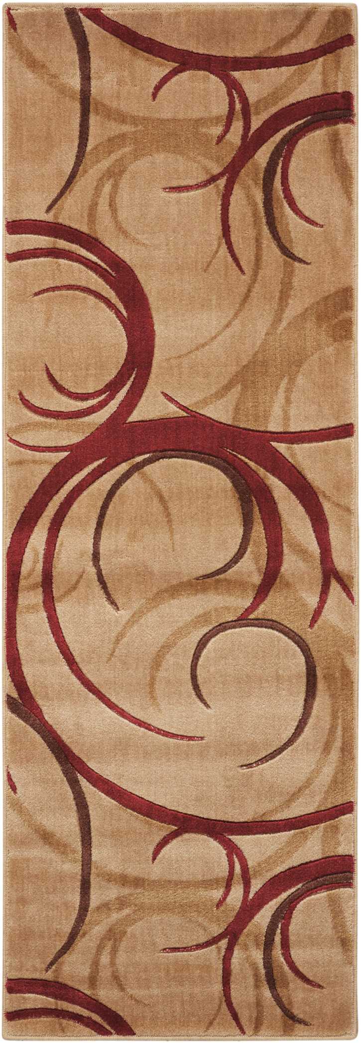 Nourison Home Somerset ST82 Beige  Contemporary Machinemade Rug