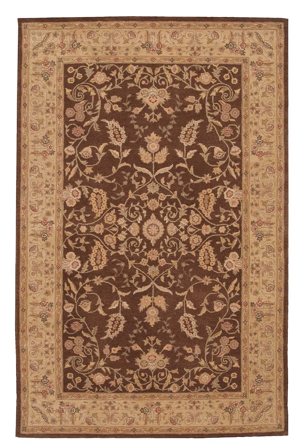 Nourison Home Heritage Hall HE05 Brown  Traditional Tufted Rug