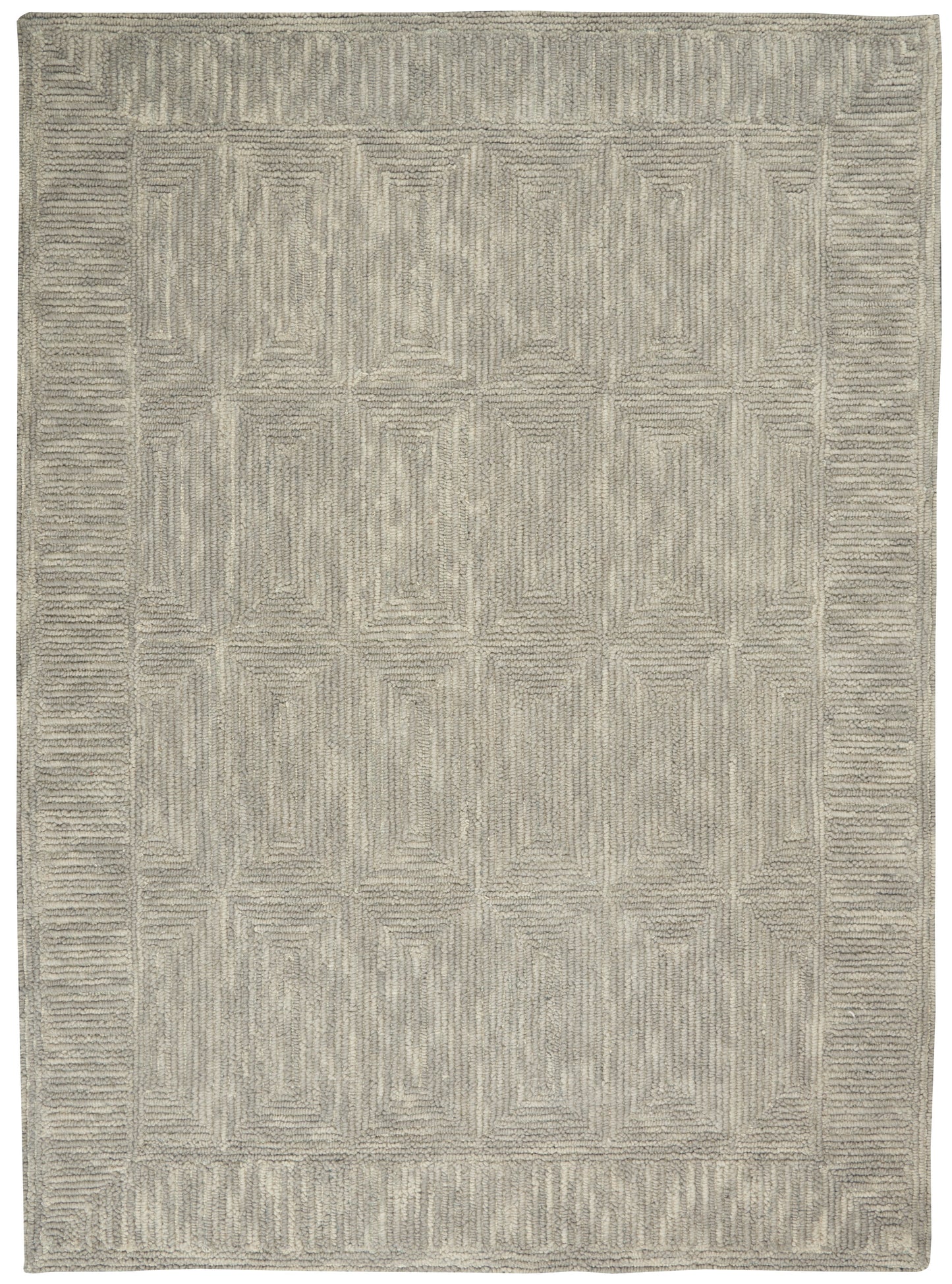 Nourison Home Colorado CLR04 Grey  Contemporary Tufted Rug