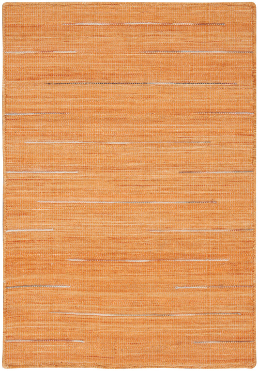 Nourison Home Interweave IWV01 Orange Contemporary Woven Rug