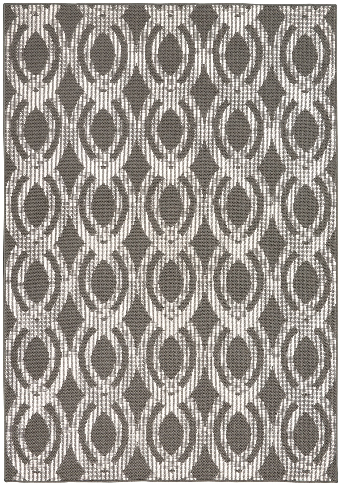 Nourison Home Aruba ARB05 Ivory Grey  Contemporary Machinemade Rug