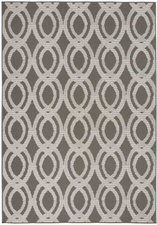 Nourison Home Aruba ARB05 Ivory Grey  Contemporary Machinemade Rug