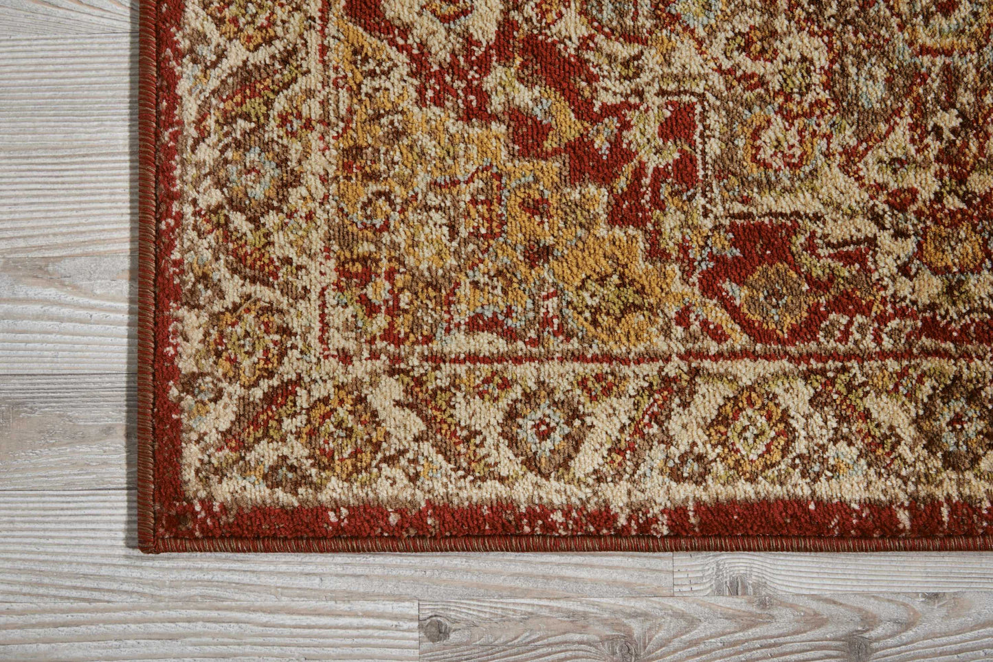 Nourison Home Delano DEL05 Brick  Traditional Machinemade Rug