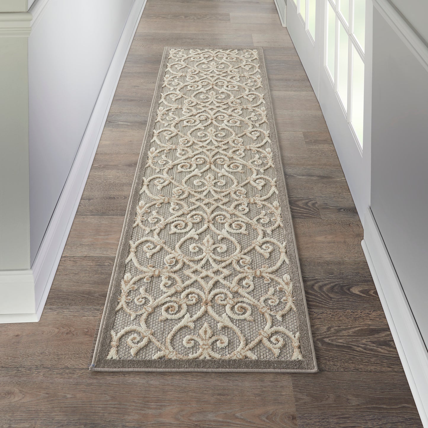 Nourison Home Aloha ALH21 Natural  Contemporary Machinemade Rug