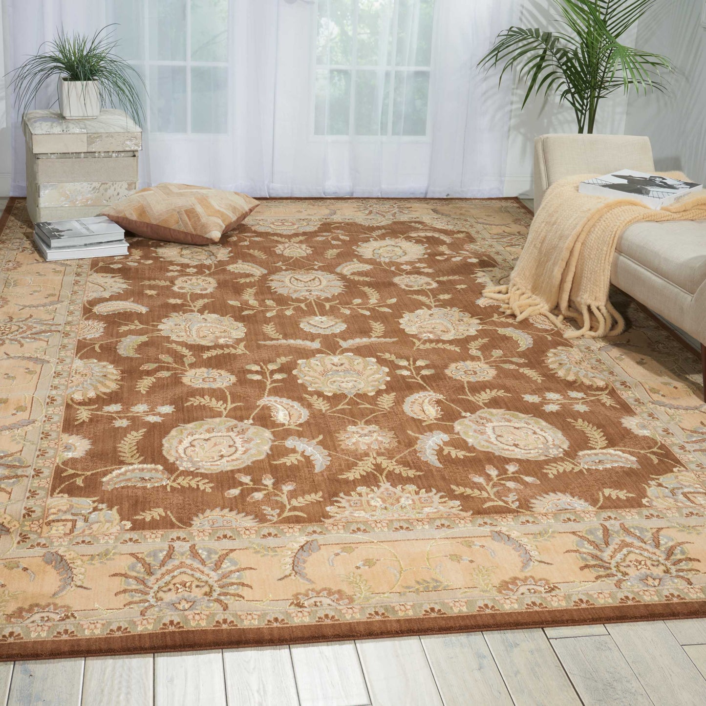 Nourison Home Persian Empire PE22 Chocolate  Traditional Loom Rug