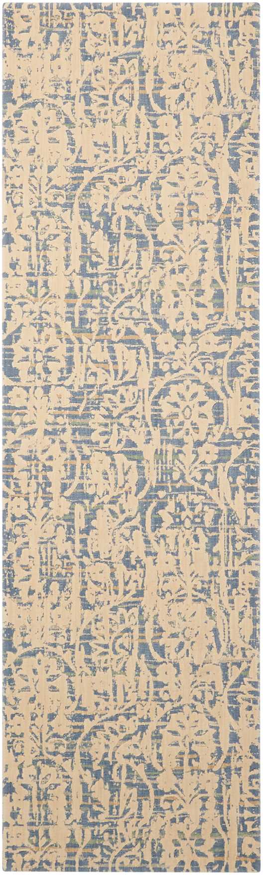 Nourison Home Nepal NEP11 Ivory Blue Transitional Loom Rug