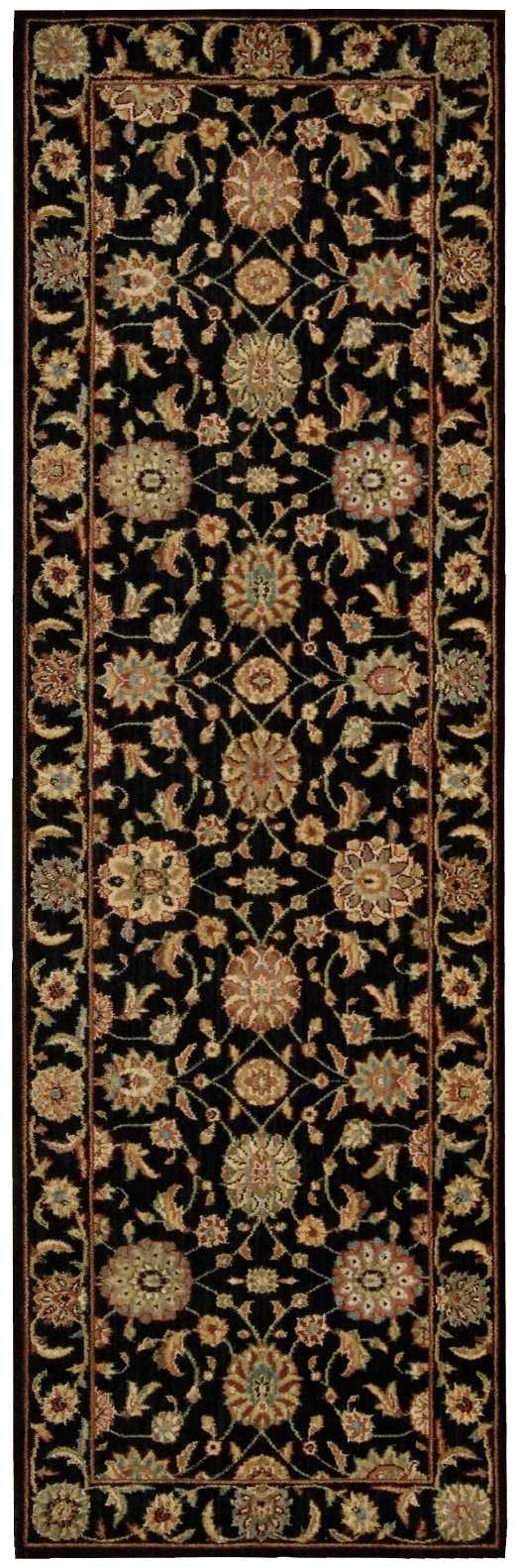 Nourison Home Living Treasures LI05 Black  Traditional Loom Rug