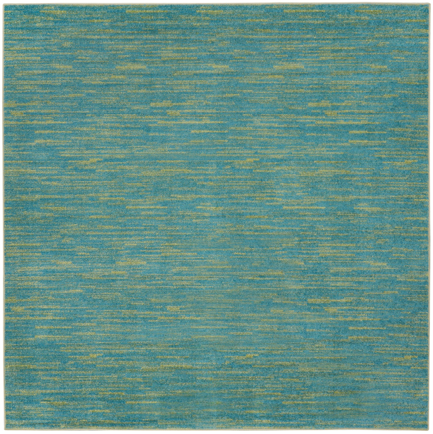 Nourison Home Nourison Essentials NRE01 Blue Green  Contemporary Machinemade Rug