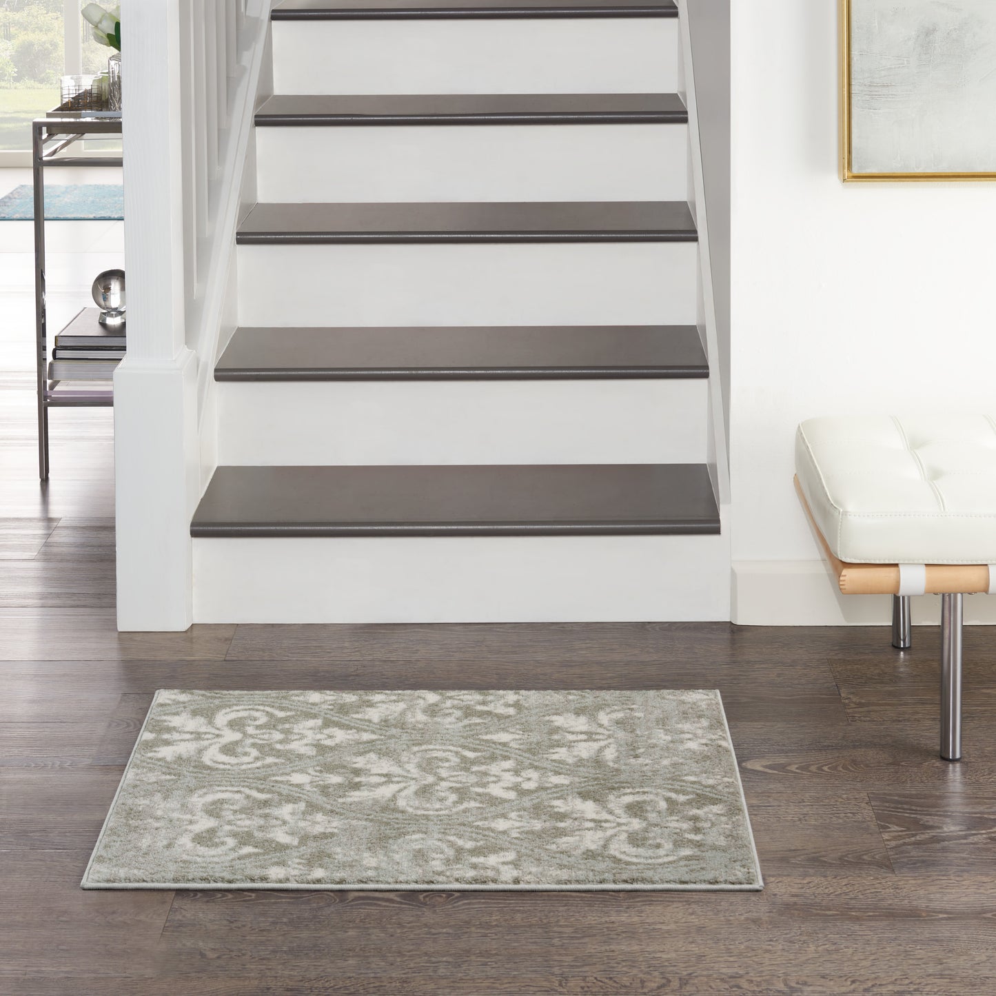 Nourison Home Euphoria EUP06 Grey  Transitional Machinemade Rug