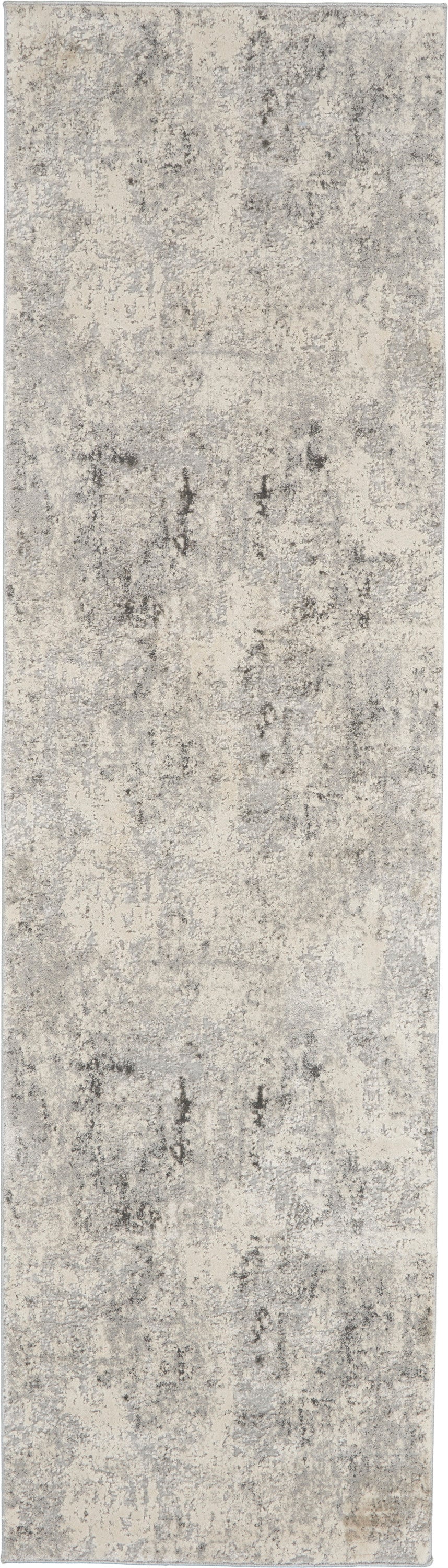 Nourison Home Rustic Textures RUS07 Grey Beige Contemporary Machinemade Rug