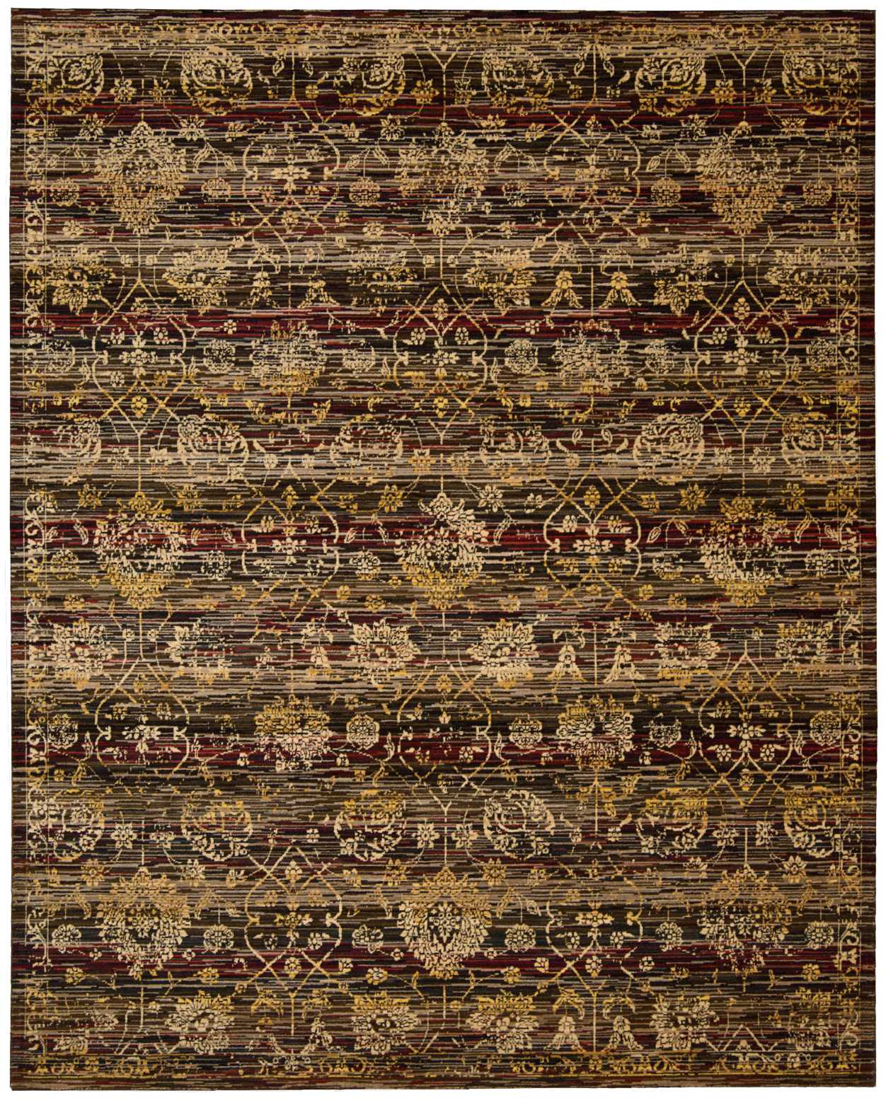 Nourison Home Rhapsody RH007 Ebony  Transitional Loom Rug