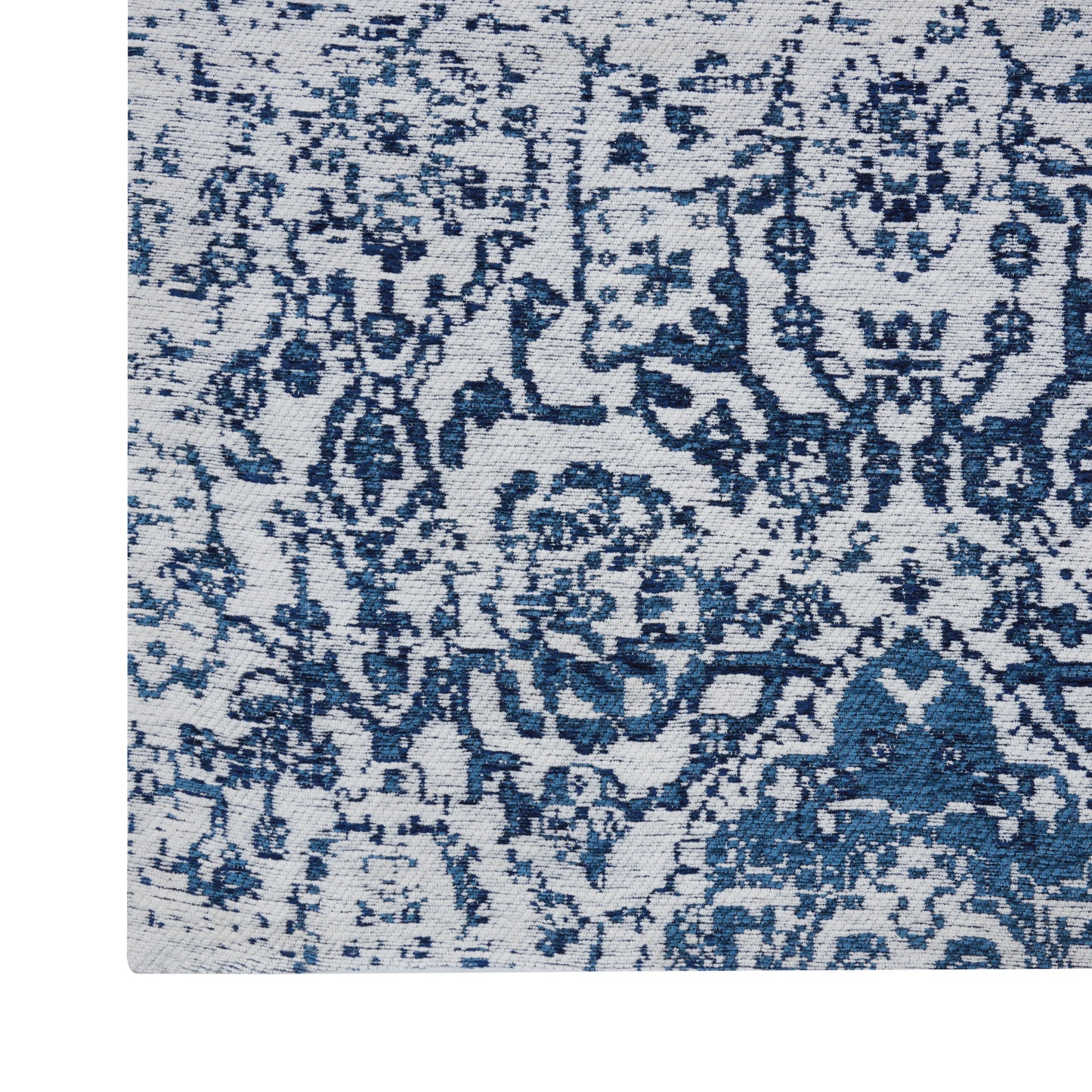 Nourison Home Damask DAS06 Ivory Navy  Transitional Machinemade Rug