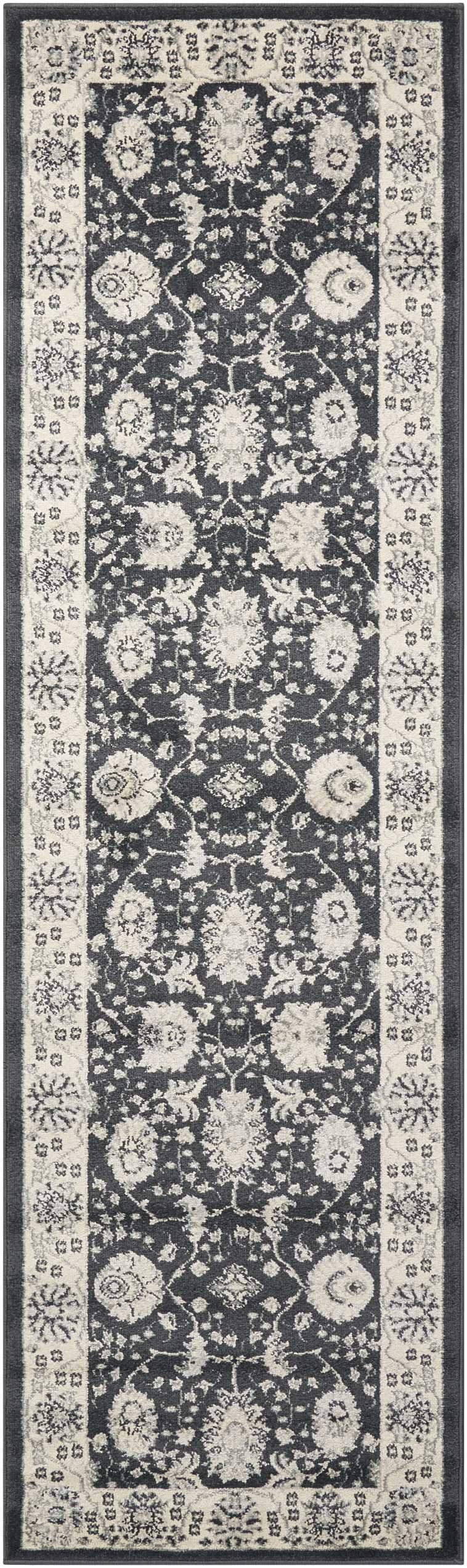 Nourison Home Maymana MYN03 Charcoal Traditional Machinemade Rug