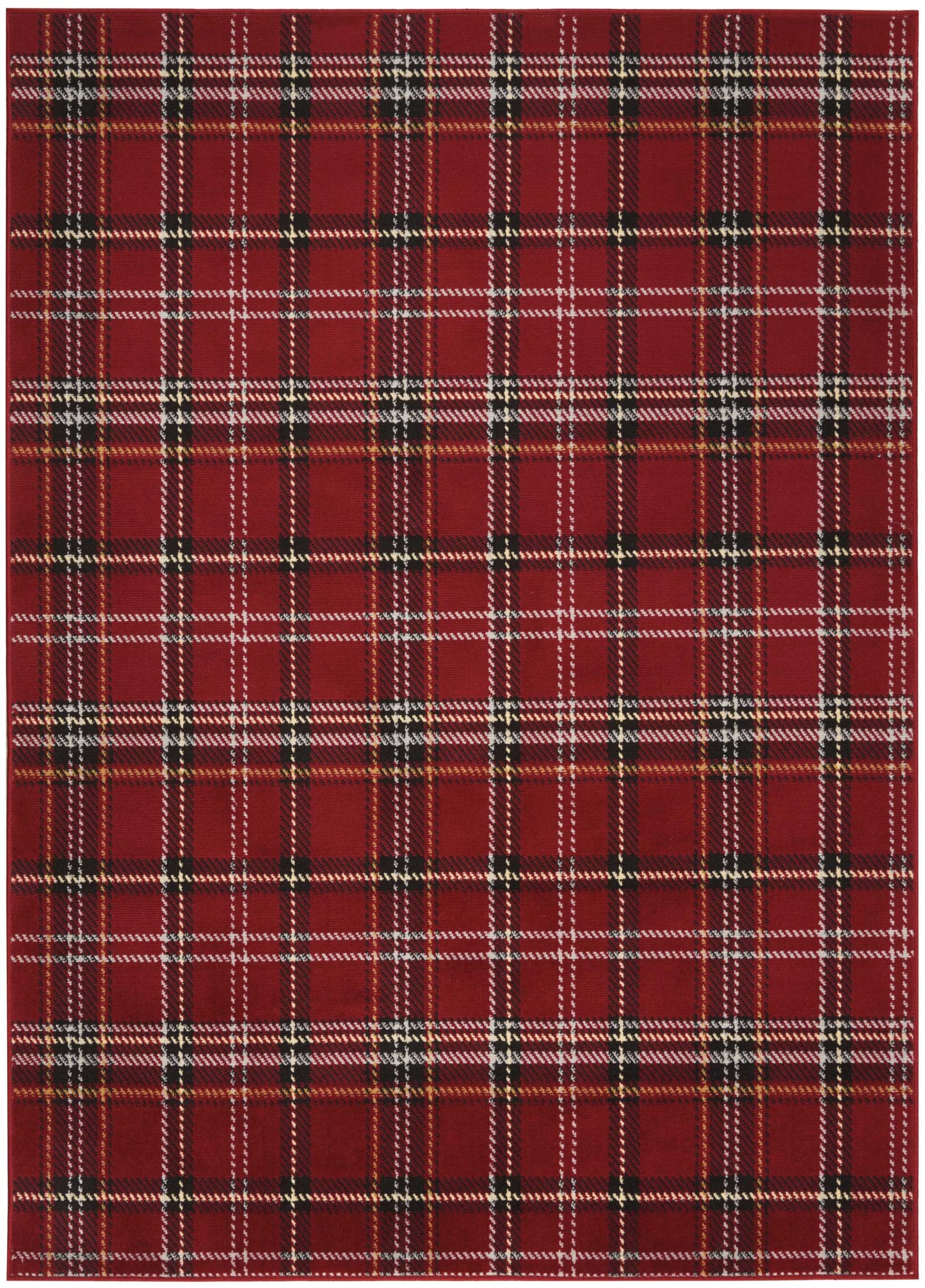 Nourison Home Grafix GRF03 Red  Contemporary Machinemade Rug