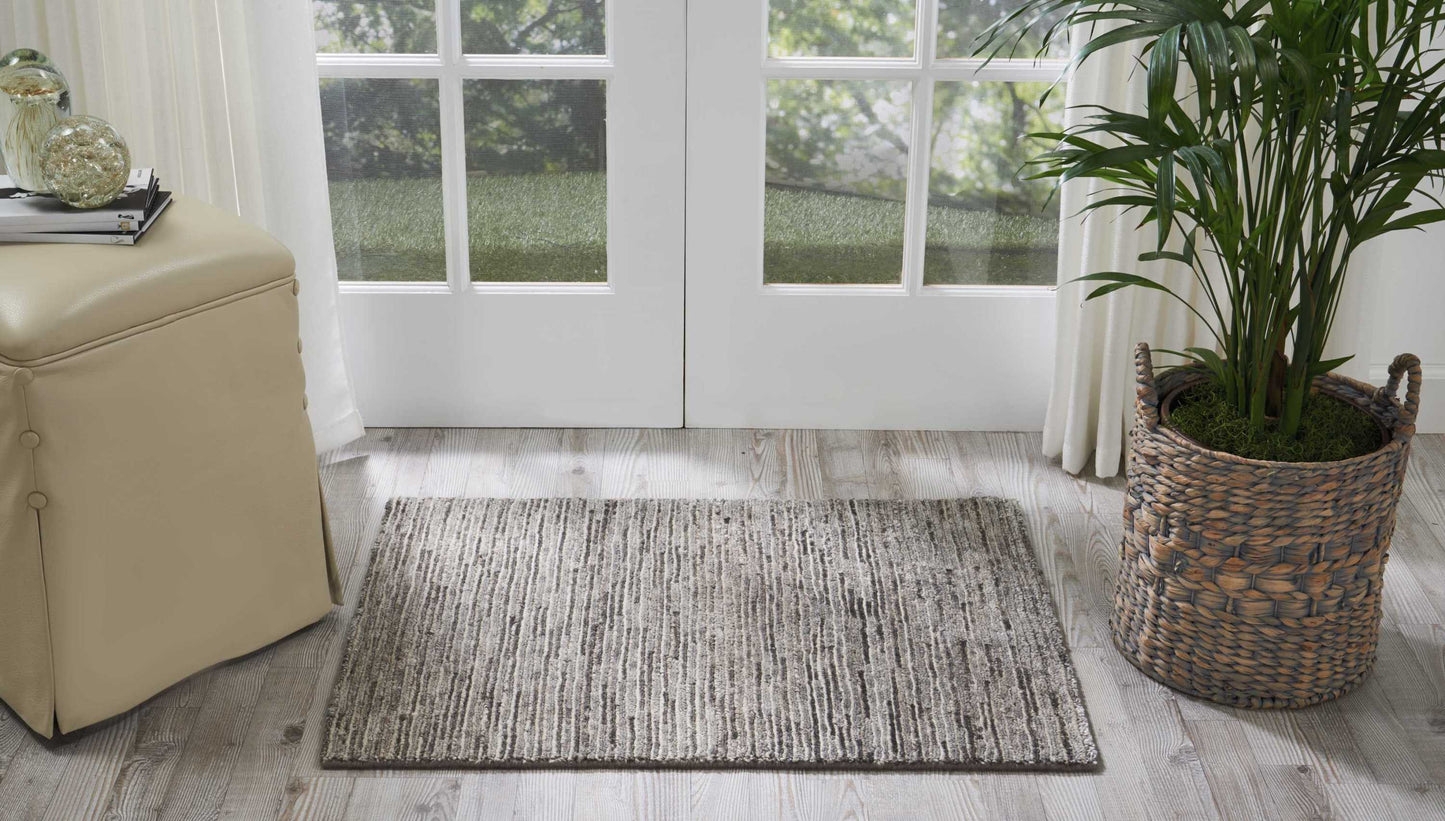 Nourison Home OCEAN OCS01 Sand  Contemporary Knotted Rug