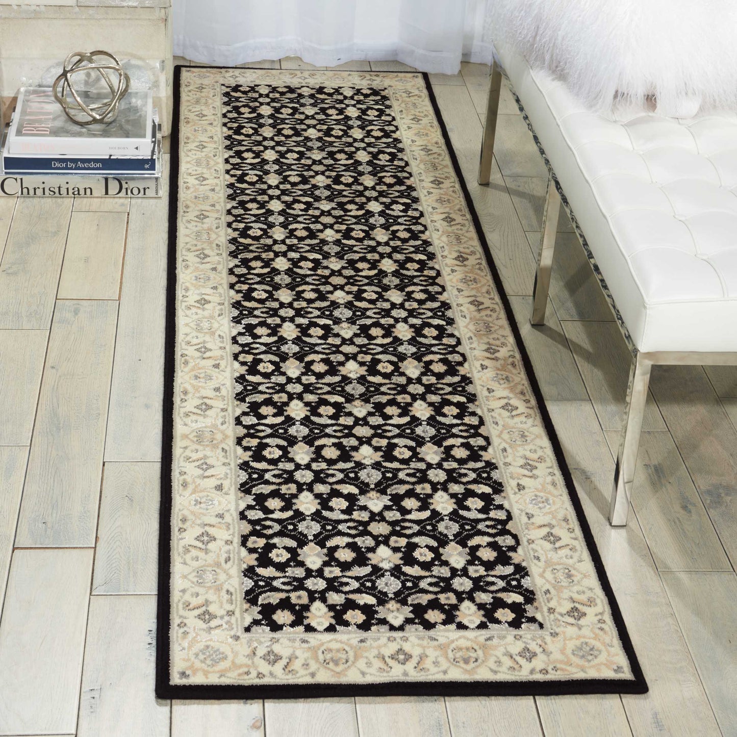 Nourison Home Persian Empire PE26 Black  Traditional Loom Rug