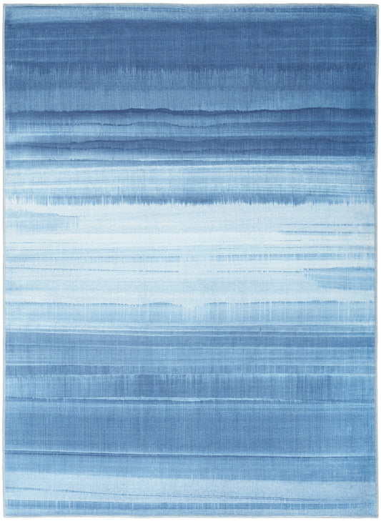 Calvin Klein Launder LDR01 Aqua  Contemporary Machinemade Rug