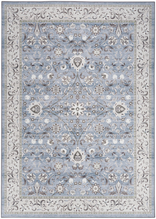 Nourison Home Vintage Home VNH05 Blue  Traditional Machinemade Rug